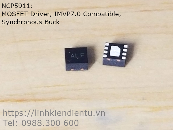 NCP5911: MOSFET Driver, IMVP7.0 Compatible, Synchronous Buck